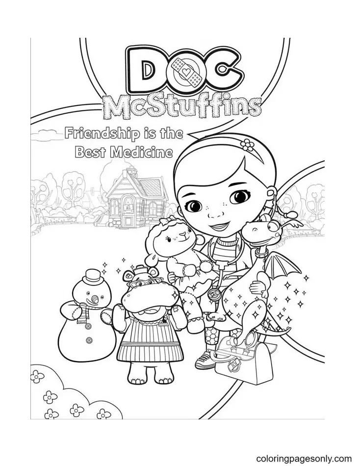 Desenhos de Doc McStuffins Para Colorir 30