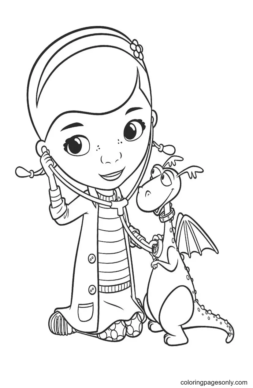 Desenhos de Doc McStuffins Para Colorir 31