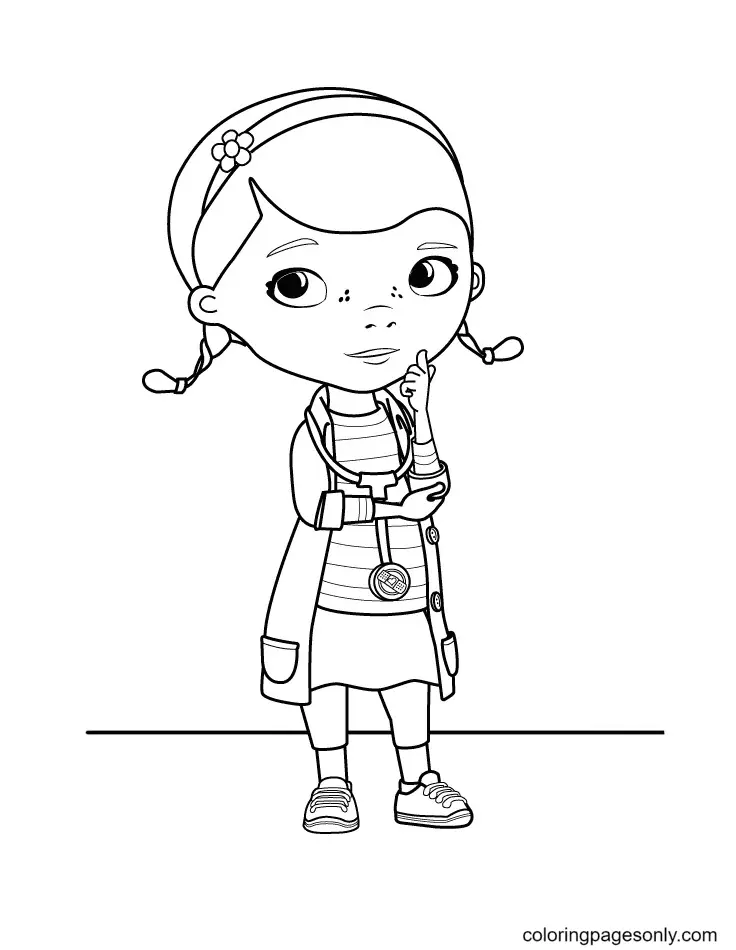 Desenhos de Doc McStuffins Para Colorir 33