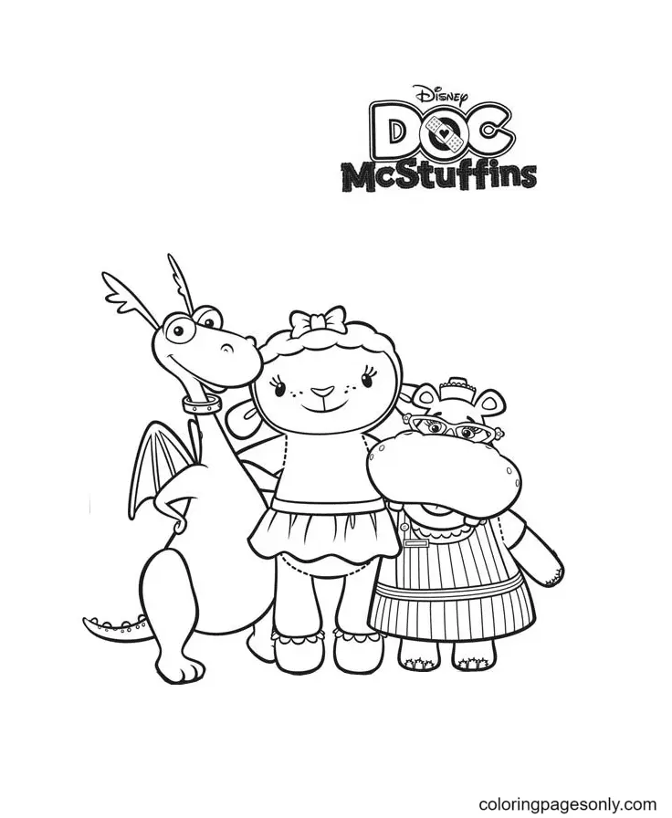 Desenhos de Doc McStuffins Para Colorir 37