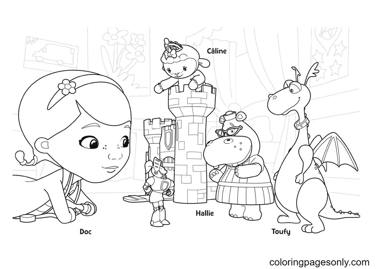 Desenhos de Doc McStuffins Para Colorir 4