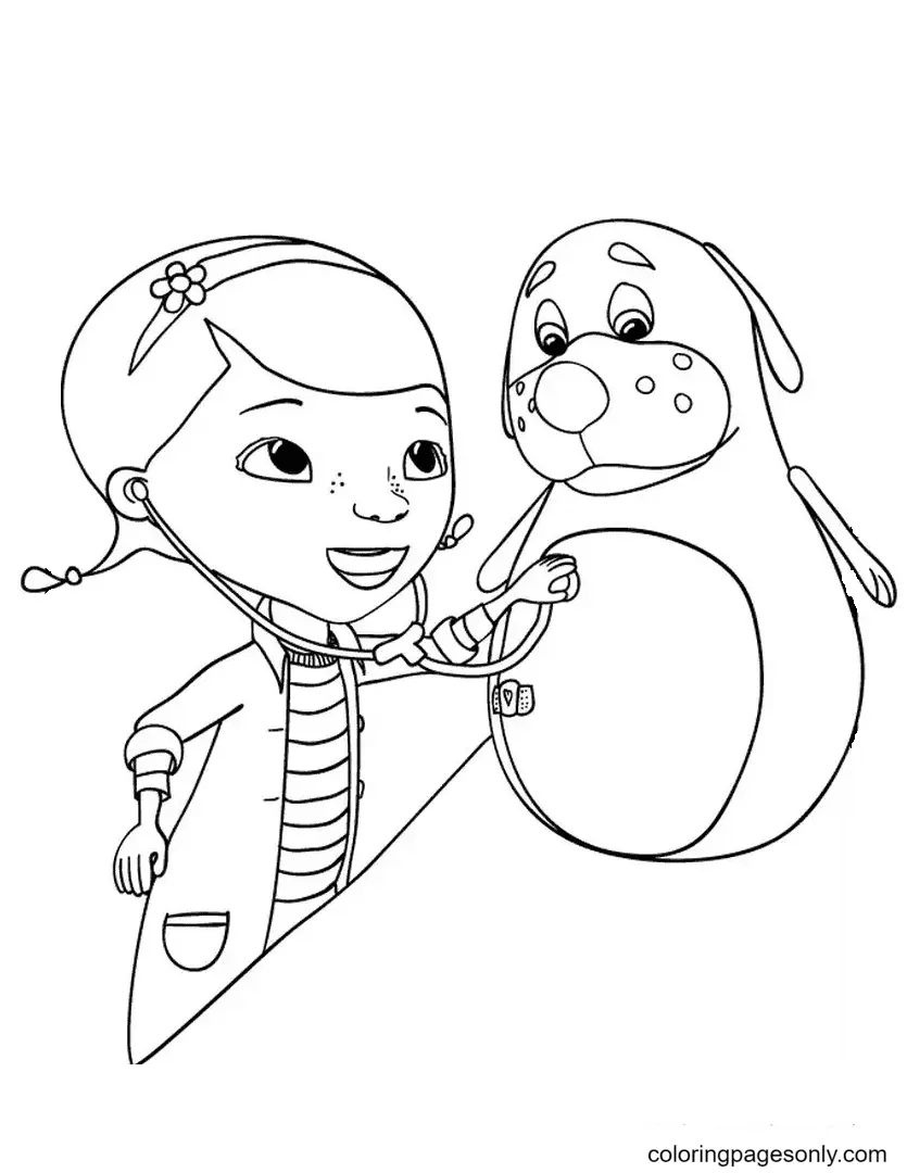 Desenhos de Doc McStuffins Para Colorir 42