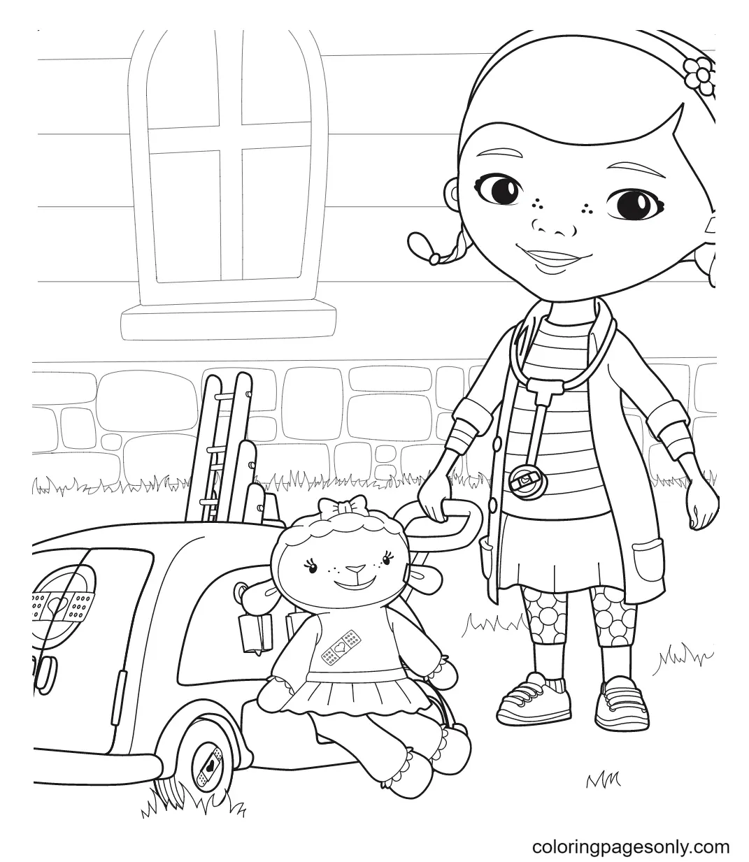 Desenhos de Doc McStuffins Para Colorir 45