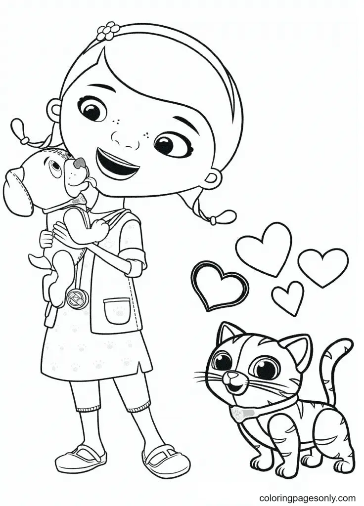 Desenhos de Doc McStuffins Para Colorir 7