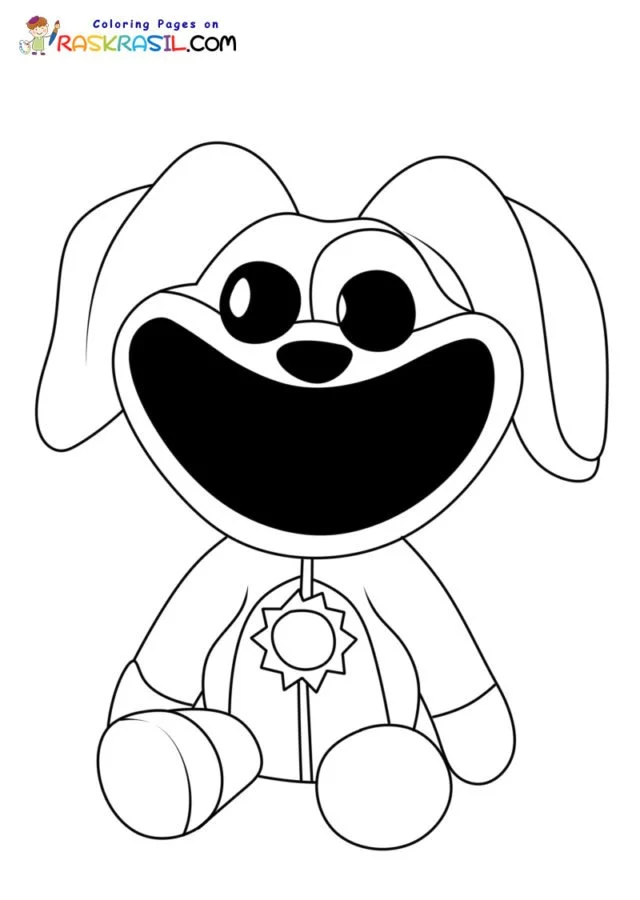 Desenhos de DogDay Para Colorir 3