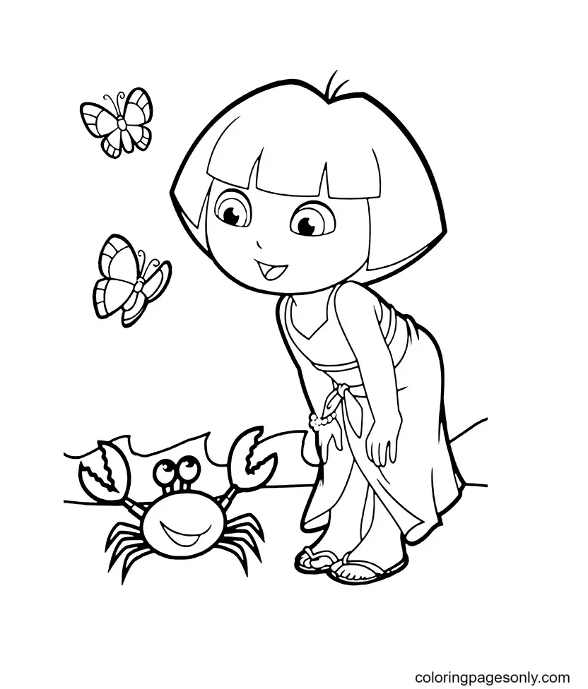 Desenhos de Dora a Aventureira Para Colorir 46