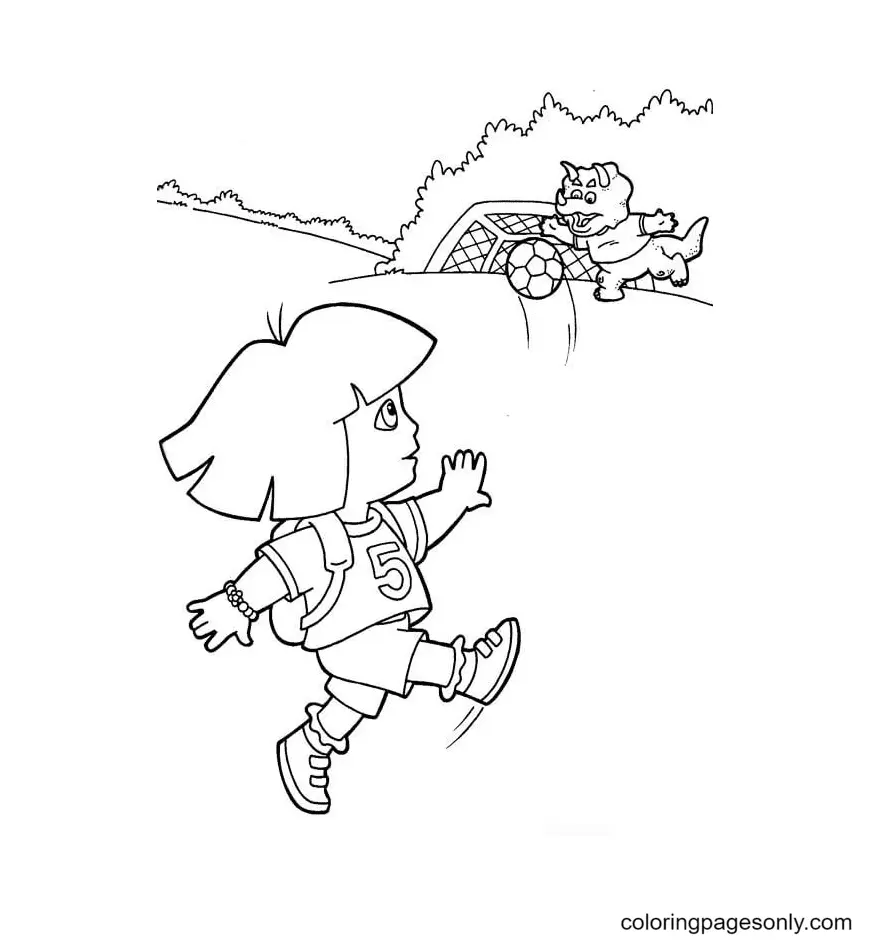 Desenhos de Dora a Aventureira Para Colorir 47