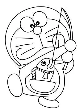 Desenhos de Doraemon Para Colorir 38