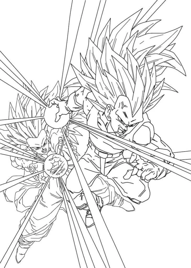 Desenhos de Dragon Ball Z Para Colorir 10
