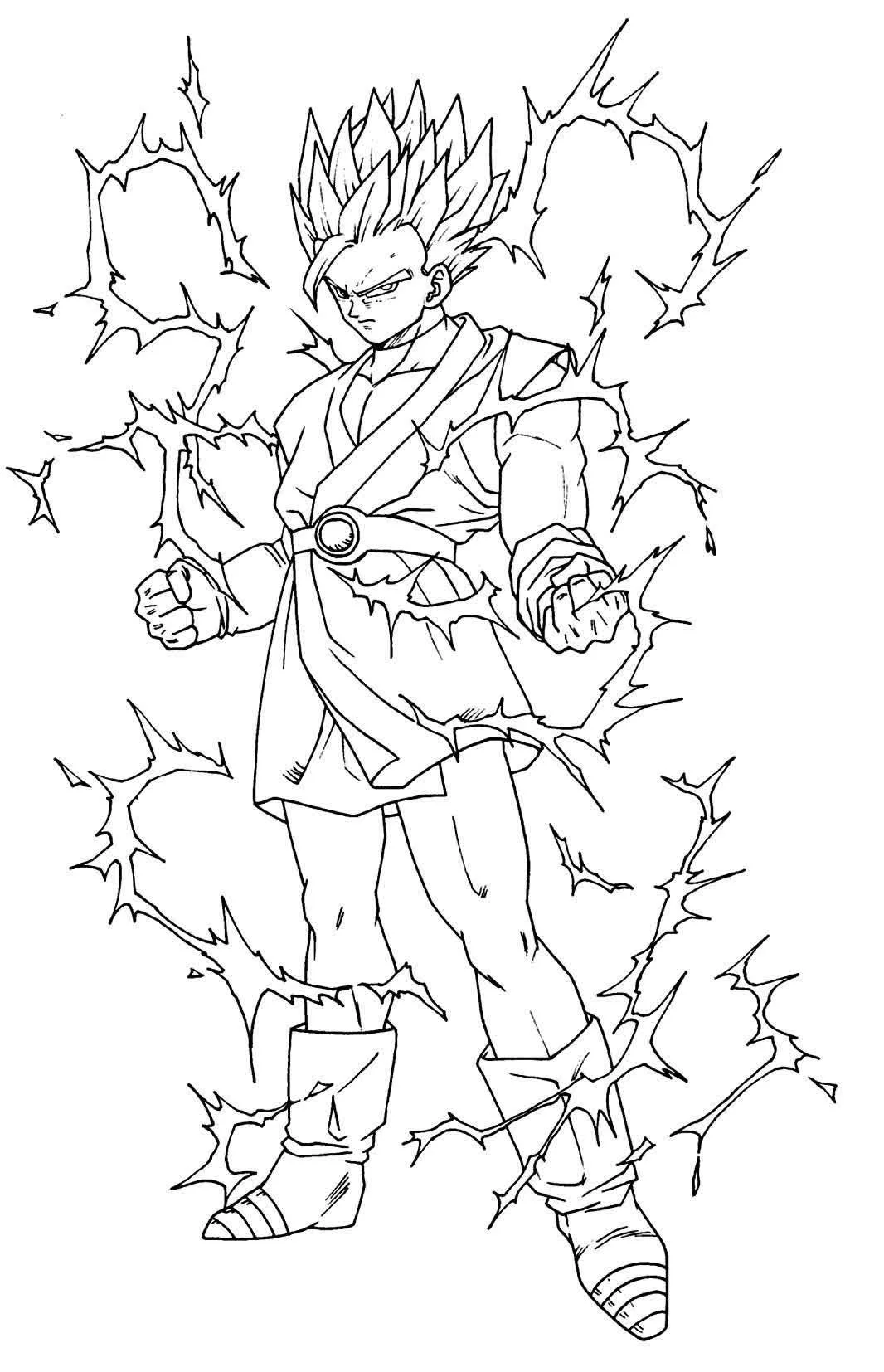 Desenhos de Dragon Ball Z Para Colorir 37
