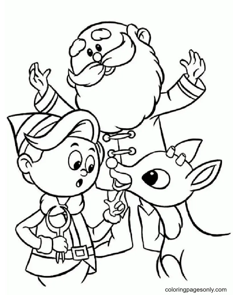 Desenhos de Duende Para Colorir 12