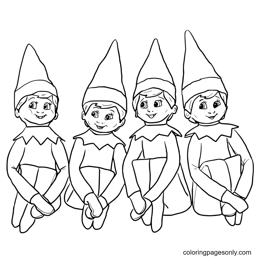 Desenhos de Duende Para Colorir 2