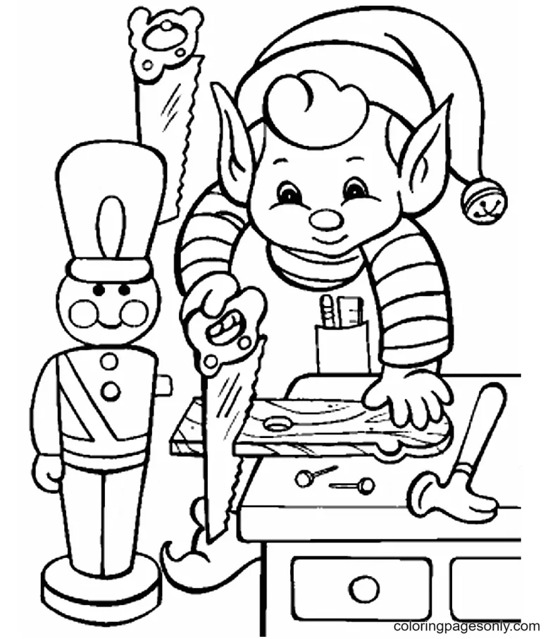 Desenhos de Duende Para Colorir 23