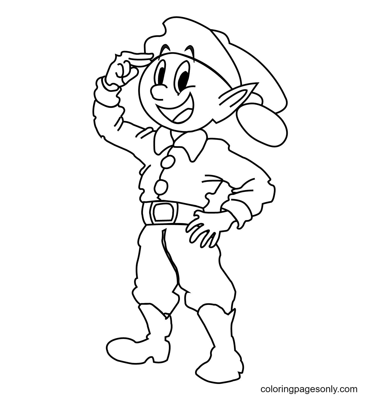 Desenhos de Duende Para Colorir 24