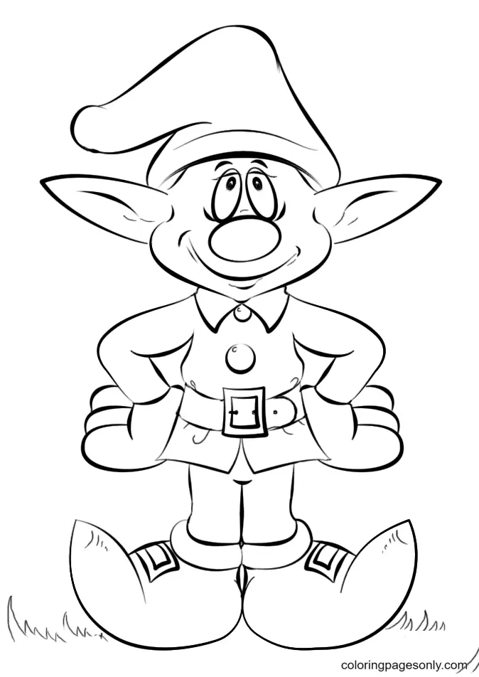 Desenhos de Duende Para Colorir 28