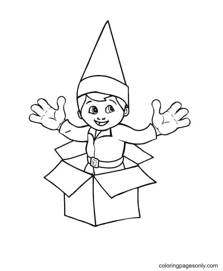 Desenhos de Duende Para Colorir 31