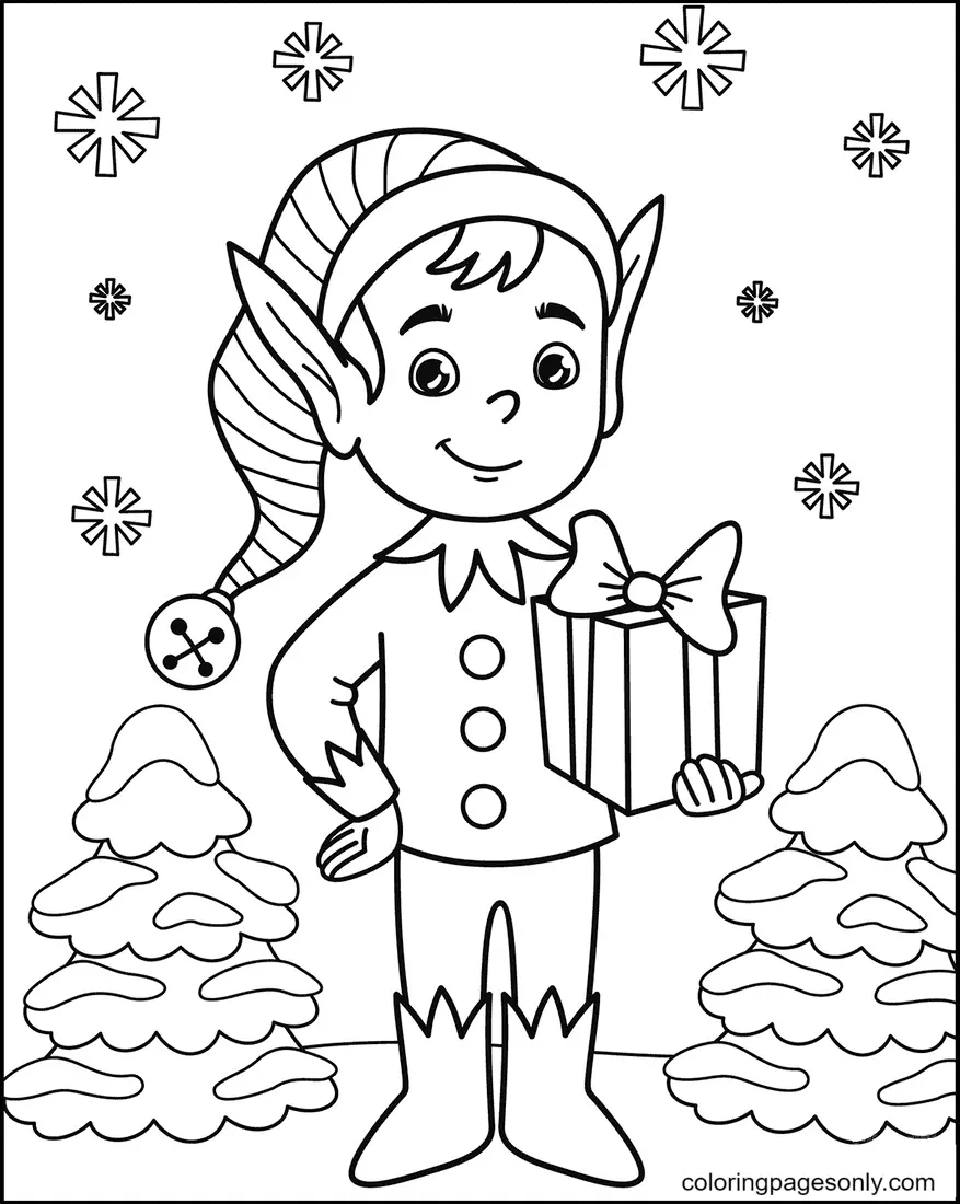 Desenhos de Duende Para Colorir 35