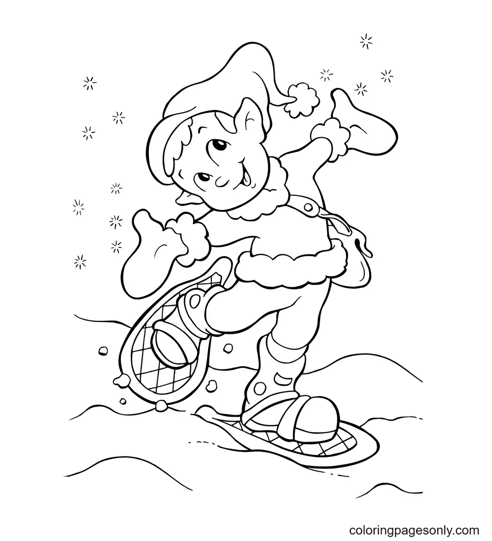 Desenhos de Duende Para Colorir 40