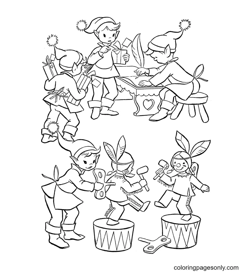 Desenhos de Duende Para Colorir 41