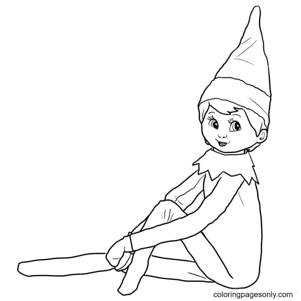 Desenhos de Duende Para Colorir 5