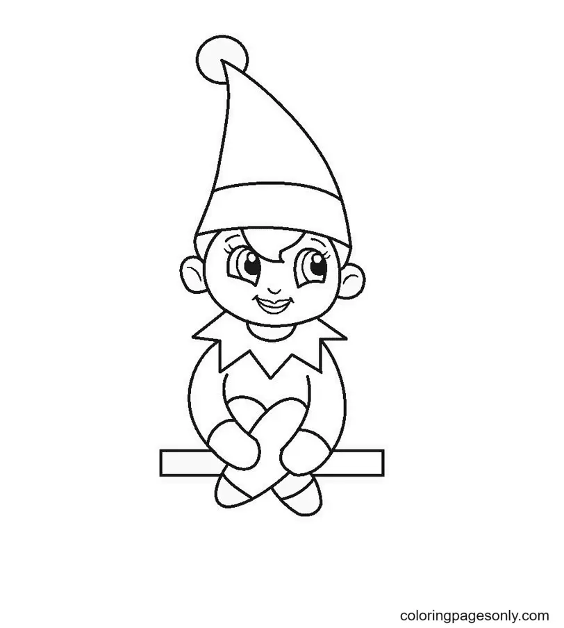 Desenhos de Duende Para Colorir 6