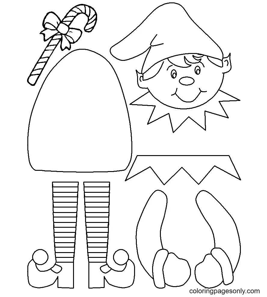 Desenhos de Duende Para Colorir 9