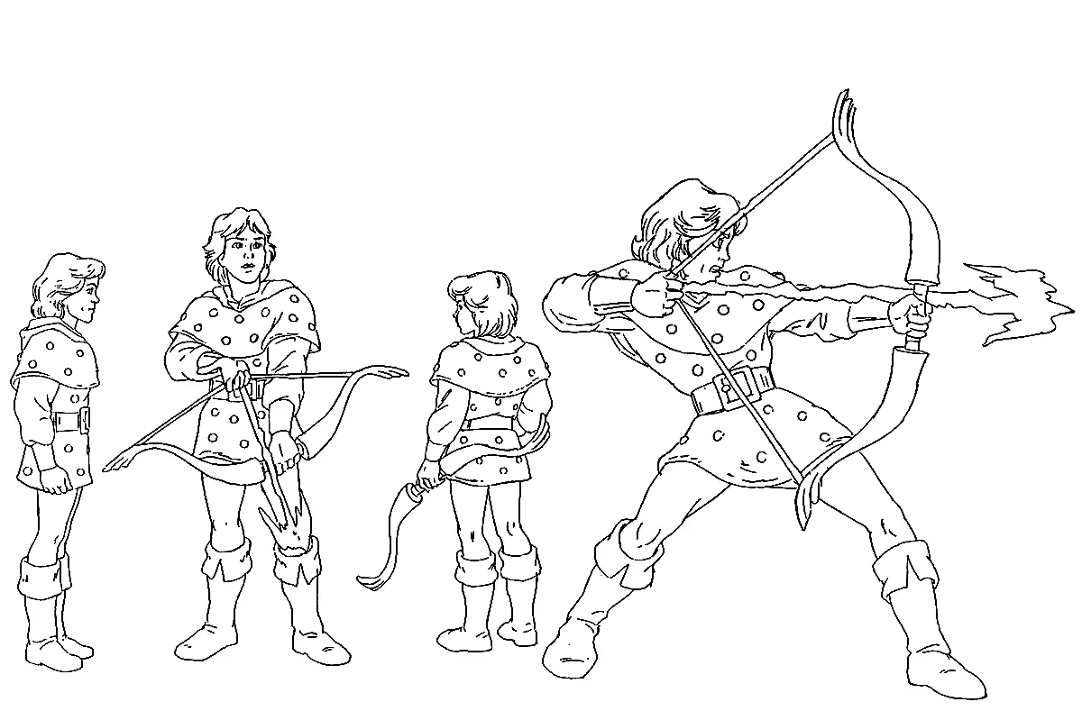 Desenhos de Dungeons e Dragons Para Colorir 29