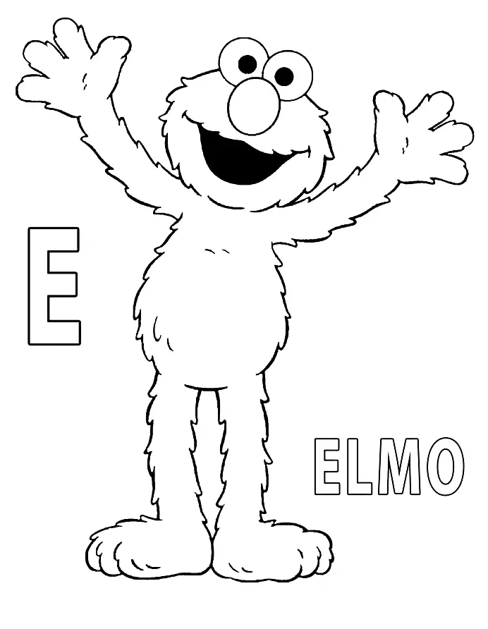 Desenhos de Elmo Para Colorir 10