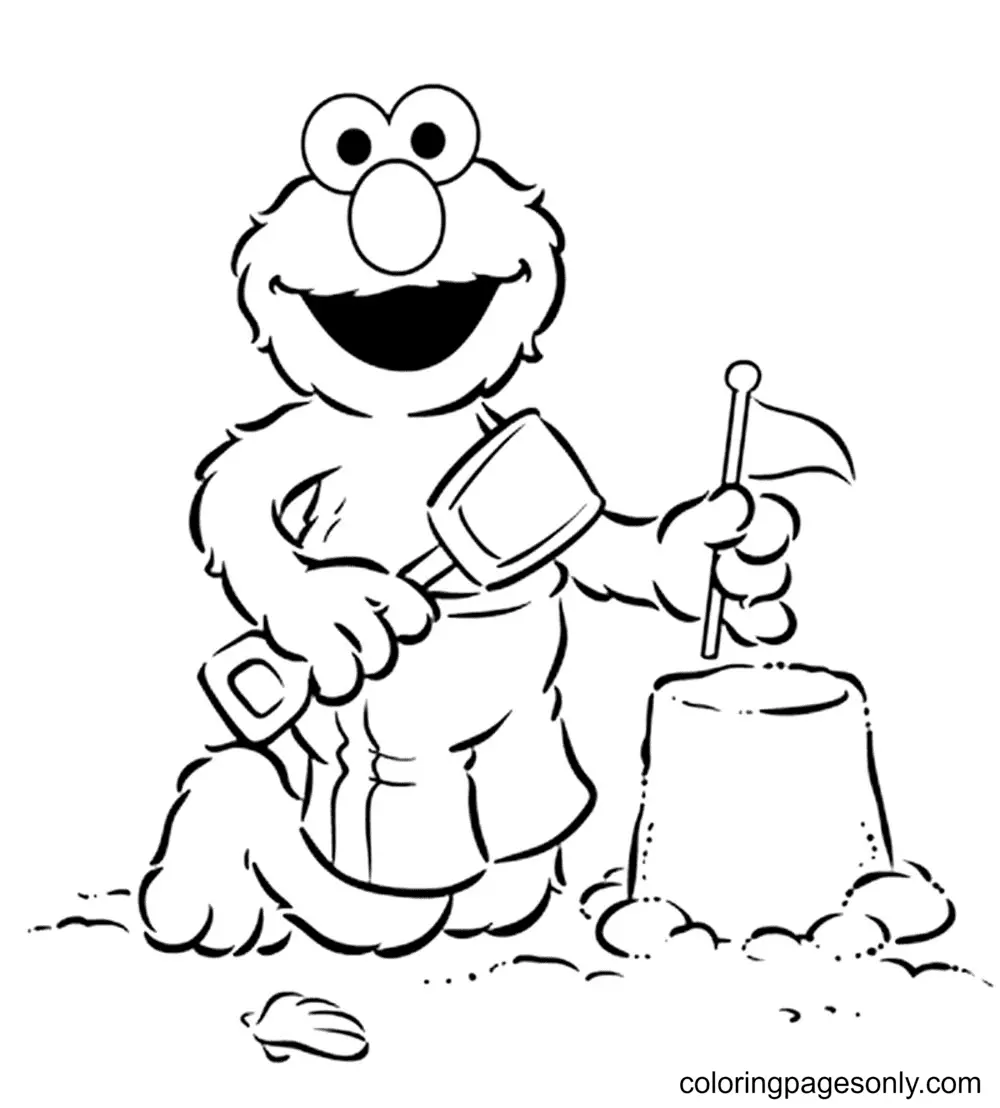 Desenhos de Elmo Para Colorir 4