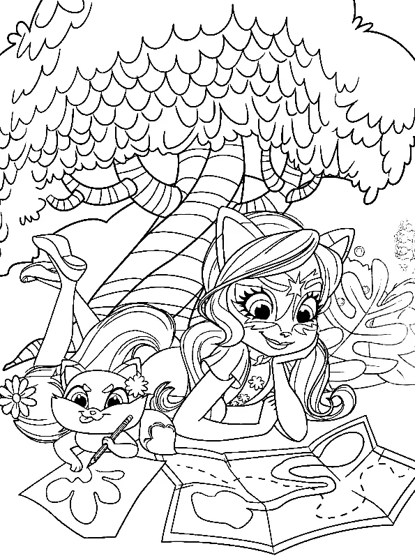 Desenhos de Enchantimals Para Colorir 14