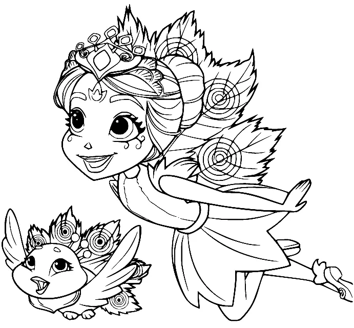 Desenhos de Enchantimals Para Colorir 37