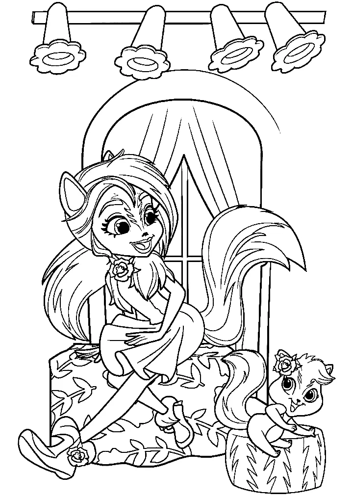 Desenhos de Enchantimals Para Colorir 43