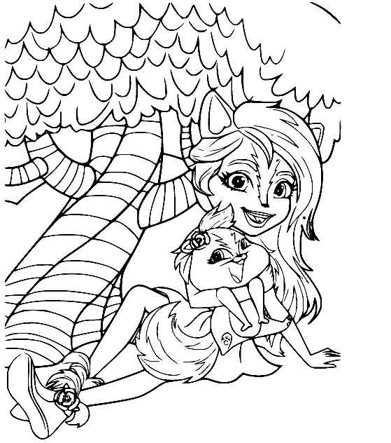 Desenhos de Enchantimals Para Colorir 44