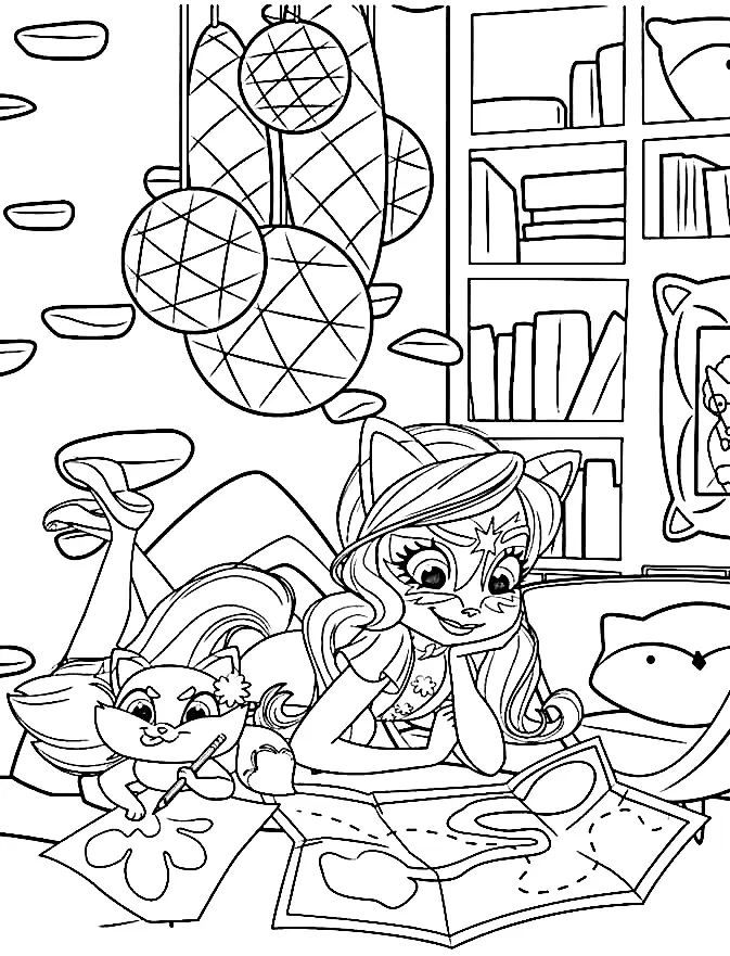 Desenhos de Enchantimals Para Colorir 45