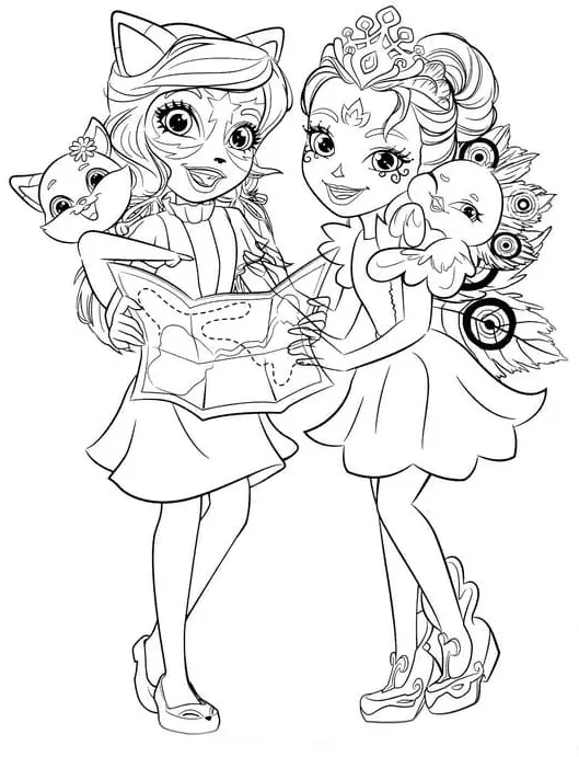 Desenhos de Enchantimals Para Colorir 5