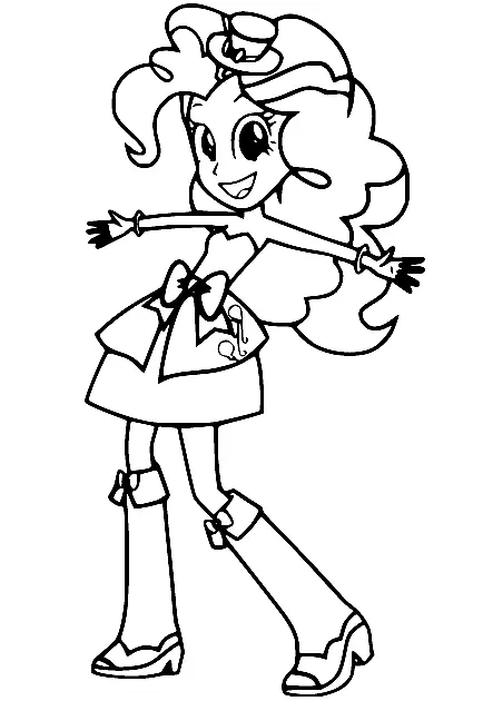 Desenhos de Equestria Girls Para Colorir 25