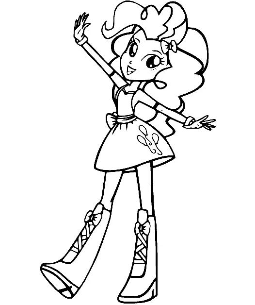 Desenhos de Equestria Girls Para Colorir 37