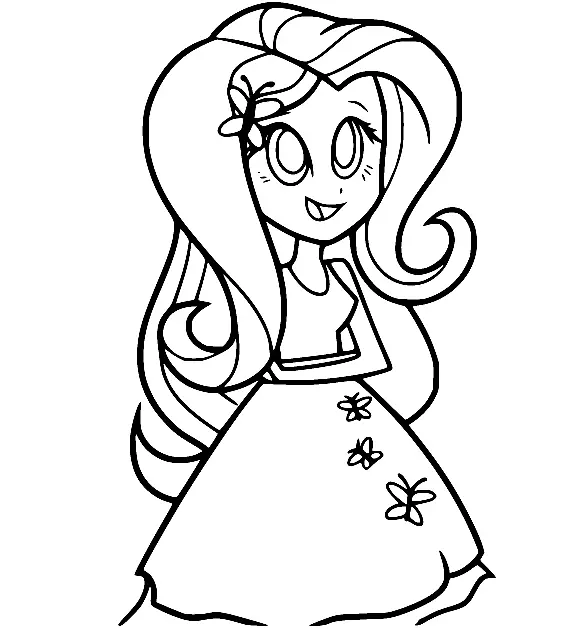 Desenhos de Equestria Girls Para Colorir 44