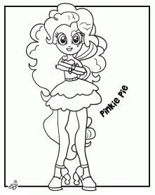 Desenhos de Equestria Girls Para Colorir 8