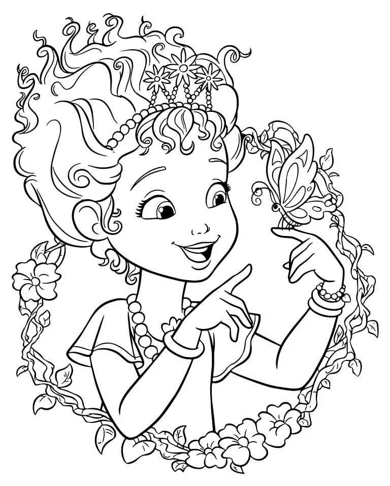 Desenhos de Fancy Nancy Para Colorir 10