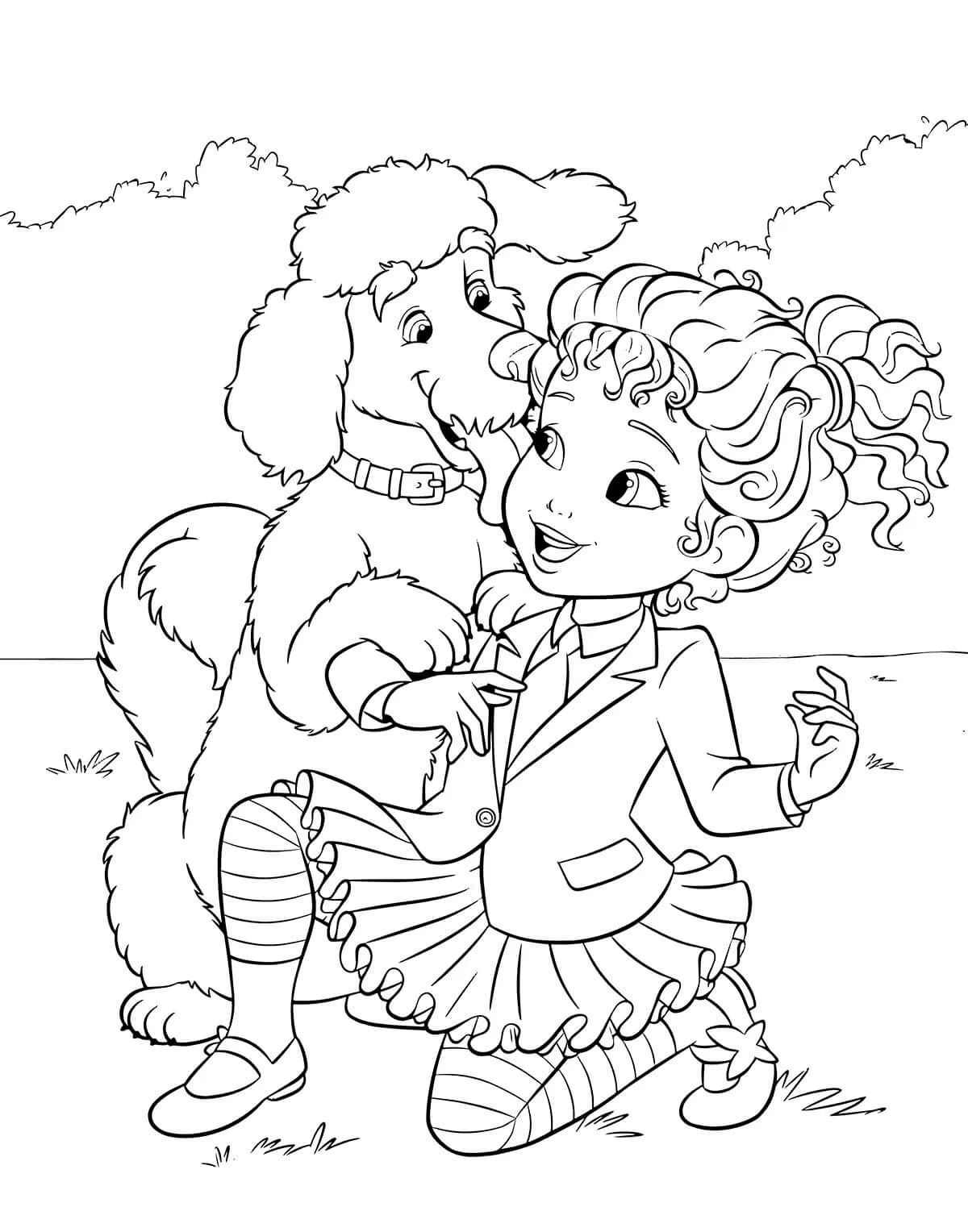 Desenhos de Fancy Nancy Para Colorir 11