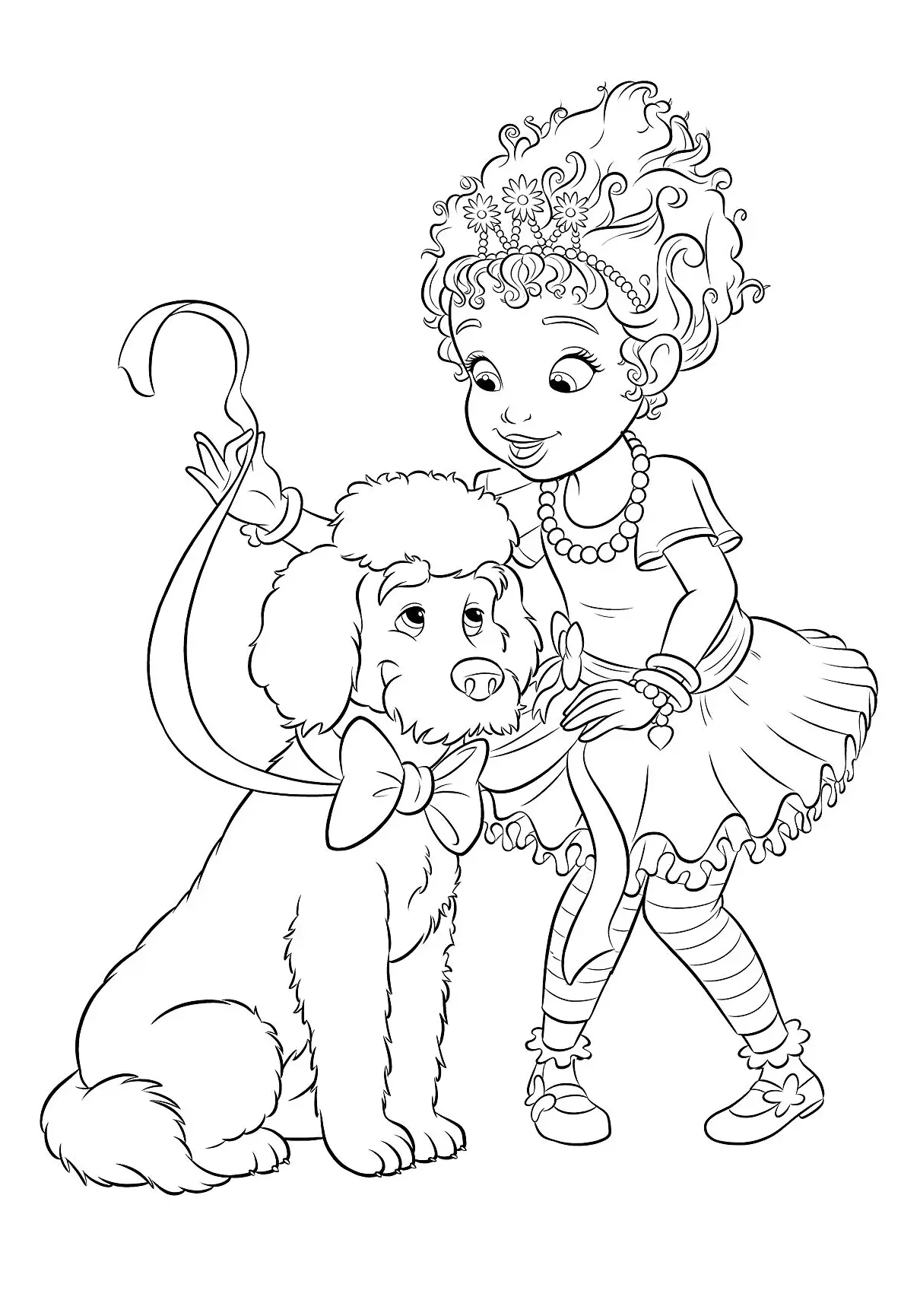 Desenhos de Fancy Nancy Para Colorir 2