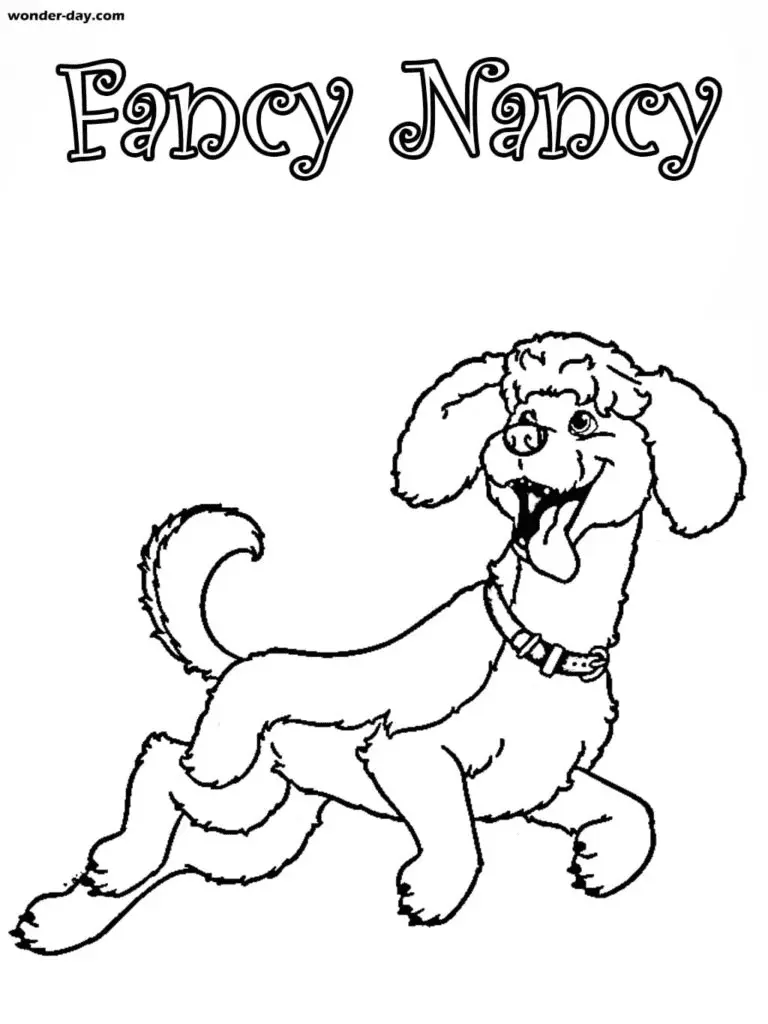 Desenhos de Fancy Nancy Para Colorir 20