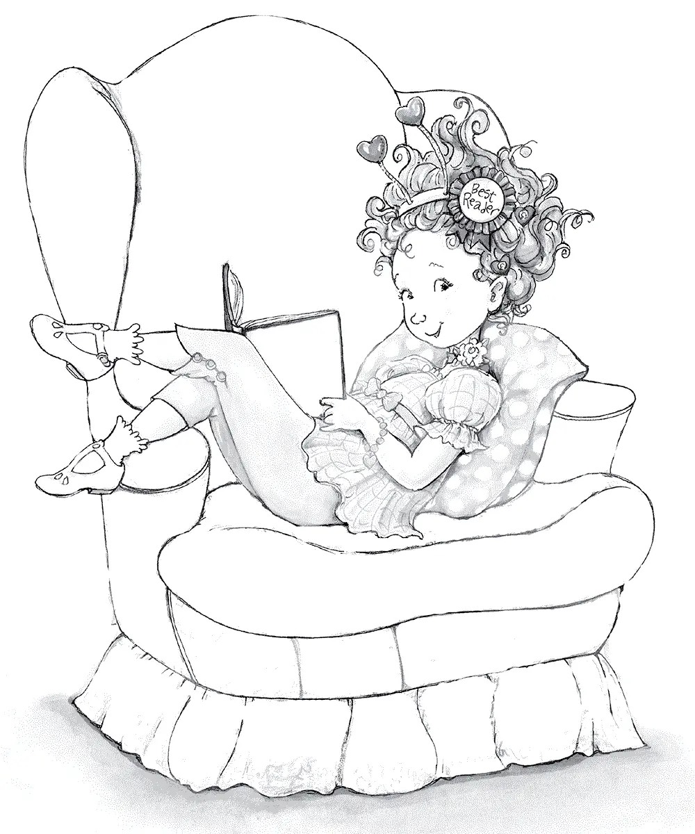 Desenhos de Fancy Nancy Para Colorir 21