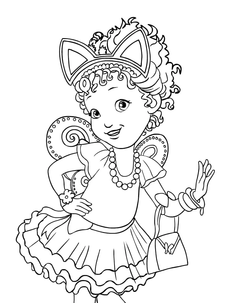 Desenhos de Fancy Nancy Para Colorir 3