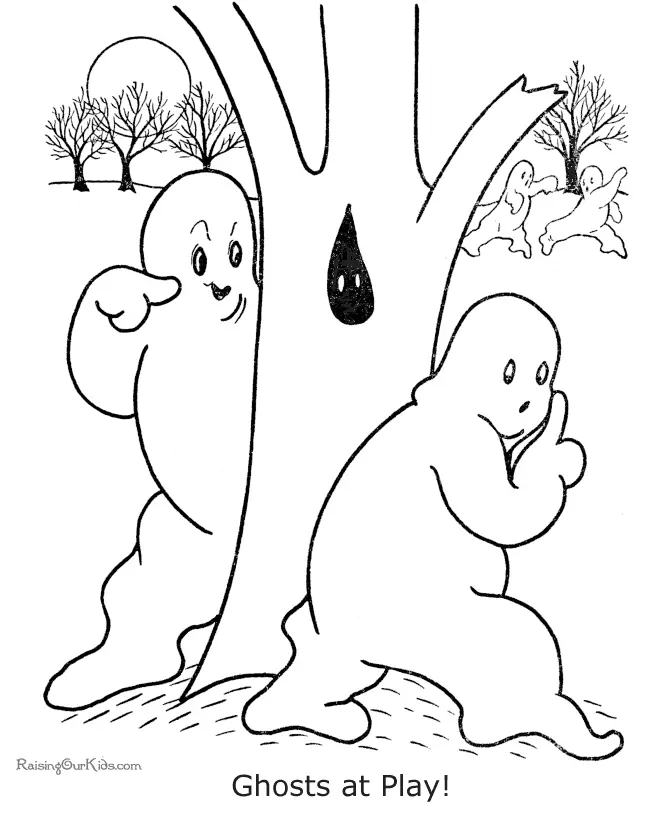 Desenhos de Fantasma Para Colorir 11