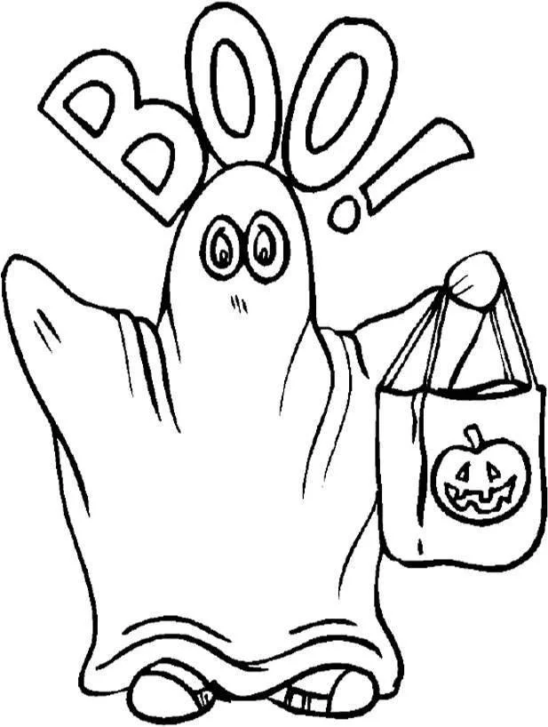 Desenhos de Fantasma Para Colorir 15