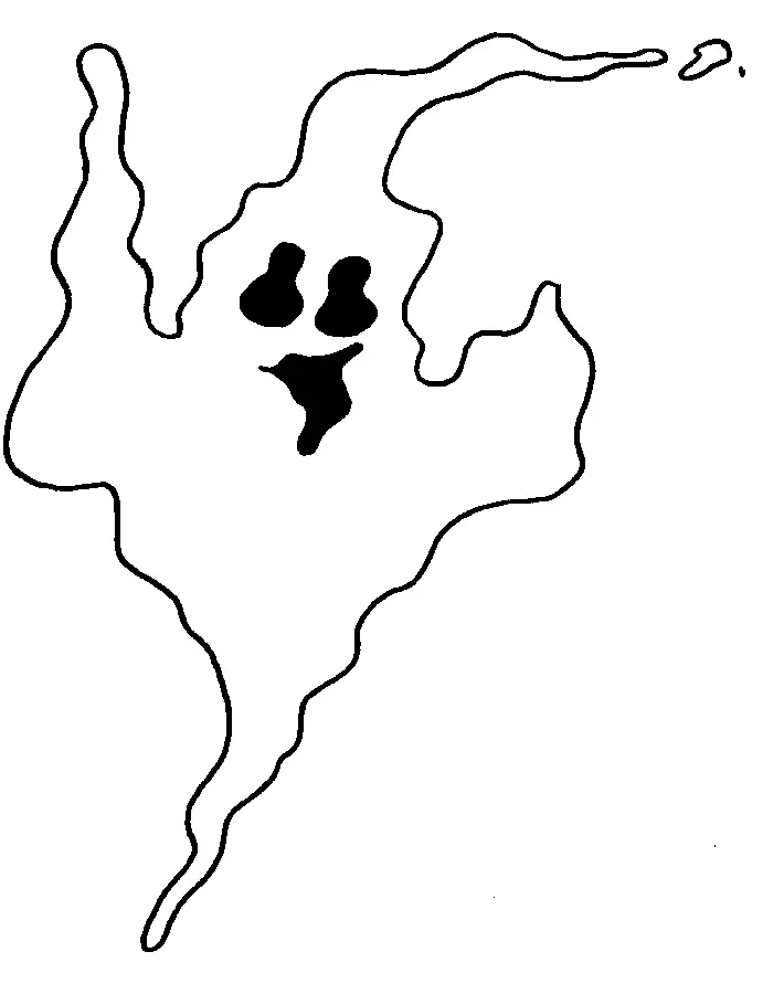 Desenhos de Fantasma Para Colorir 17