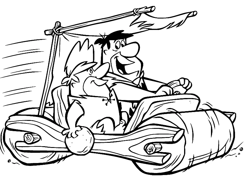 Desenhos de Flintstones Para Colorir 28