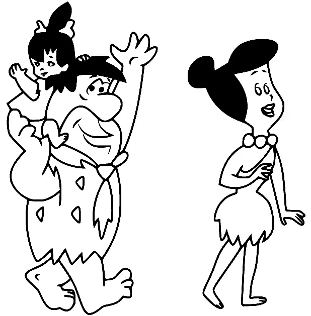 Desenhos de Flintstones Para Colorir 37